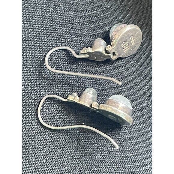 READ Nicky Butler NB Sterling Silver Moonstone 925 Earrings Pierced India - Picture 3 of 14